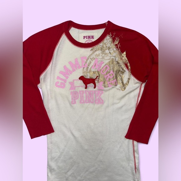 Rare Y2K Victoria’s Secret PINK Thermal Quarter Sleeve Top
Size SMALL - Picture 2 of 7